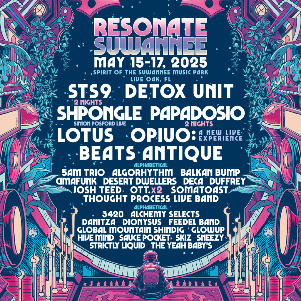 Resonate Suwannee Lineup 2025