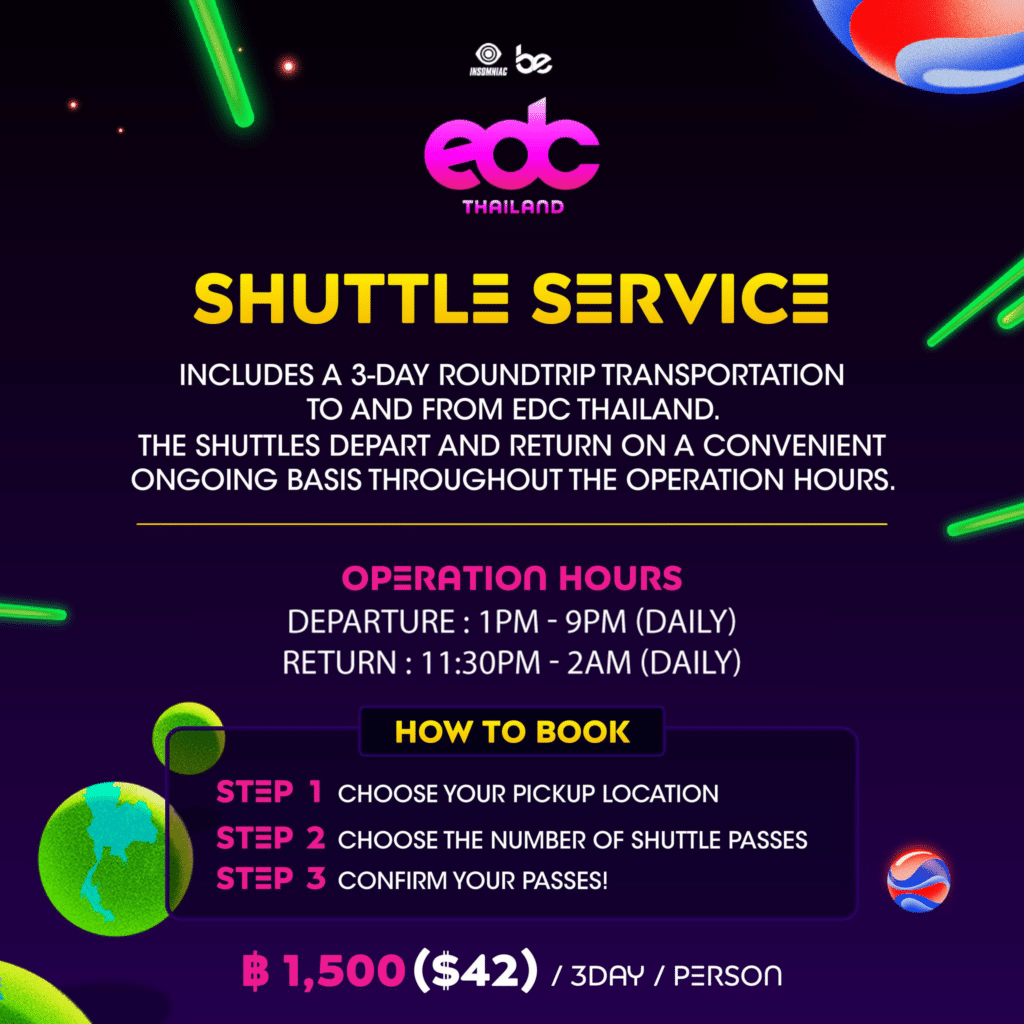 EDC Thailand - Shuttle Map