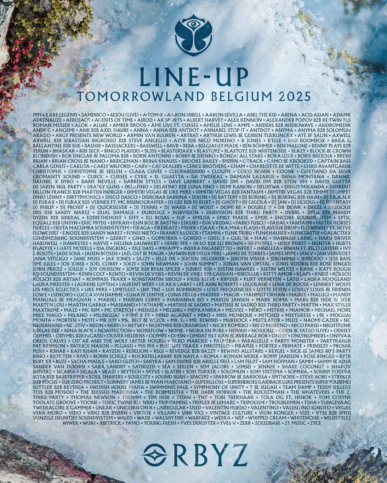 Tomorrowland Releases Monumental Lineup for 2025 Edition EDM Identity