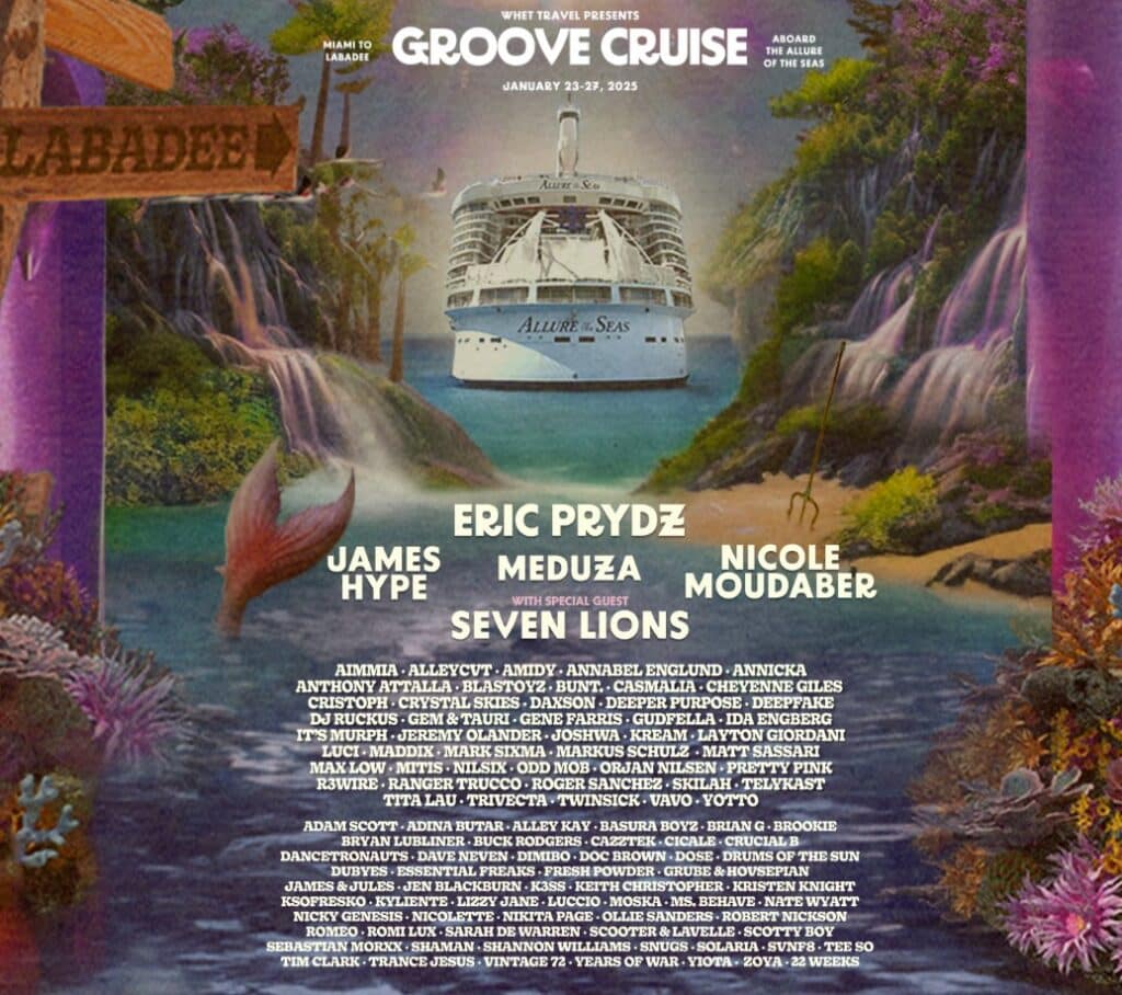 Groove Cruise Miami 2025 Lineup