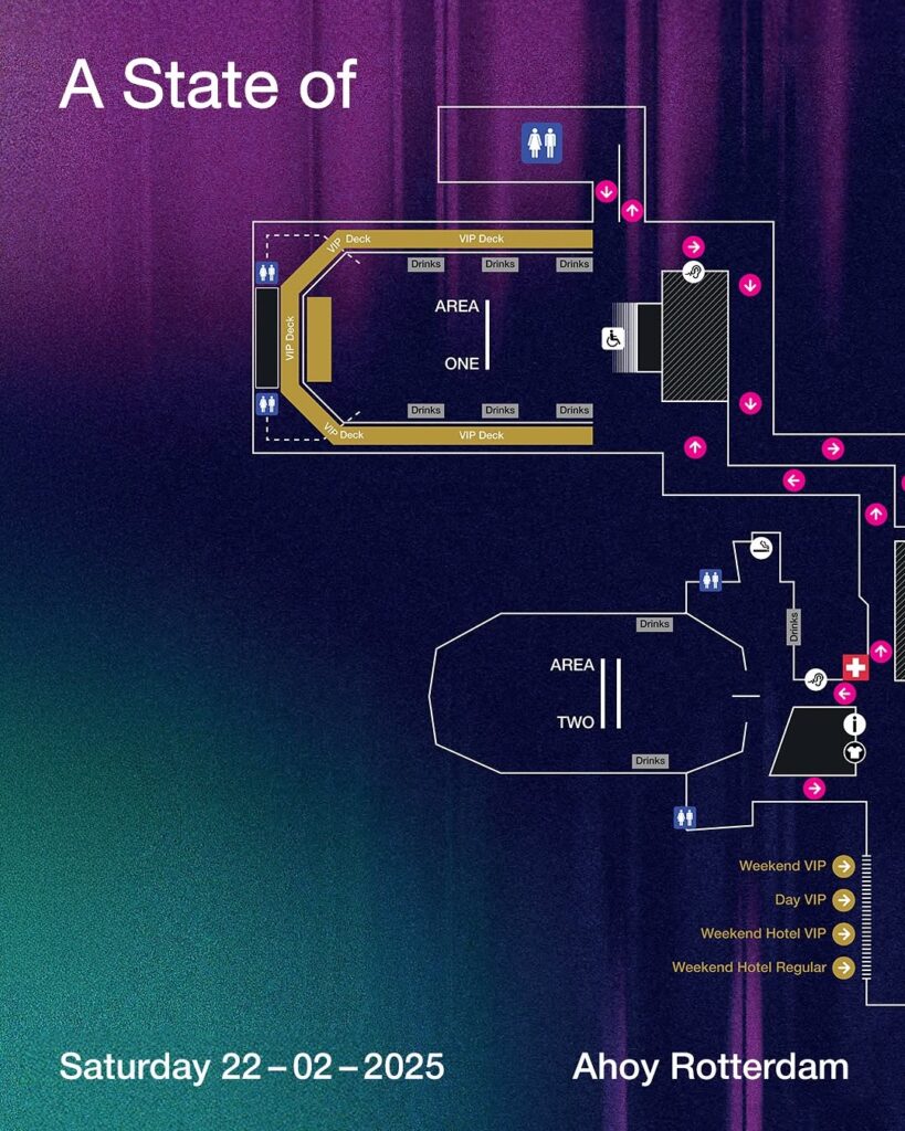 ASOT Rotterdam 2025 - Festival Map