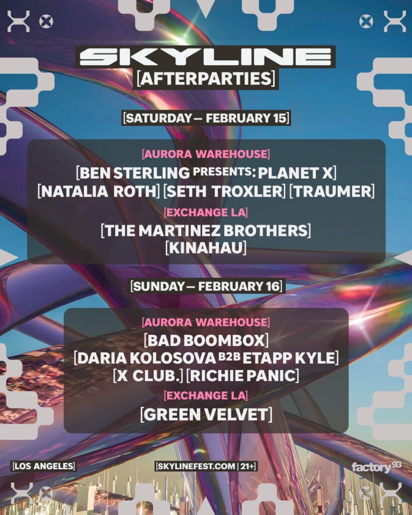 Skyline Los Angeles 2025 Afterparties