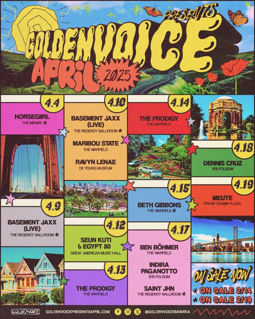 Goldenvoice Presents April 2025 NorCal