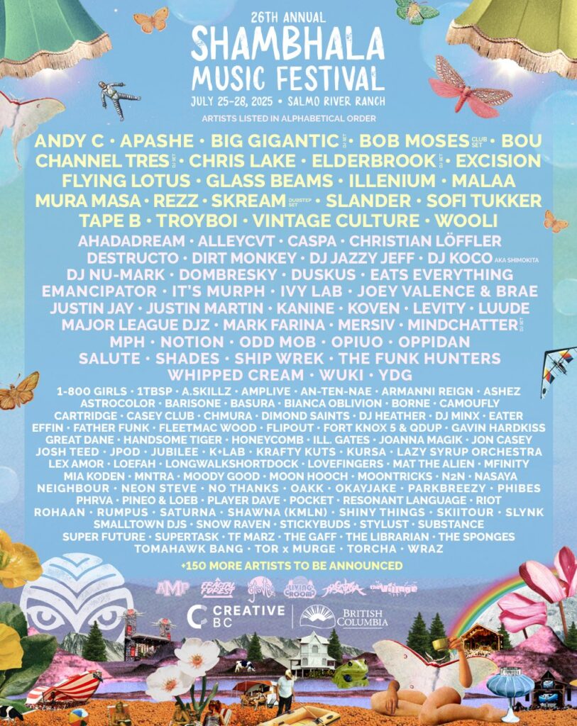 Shambhala Music Festival 2025 - Lineup