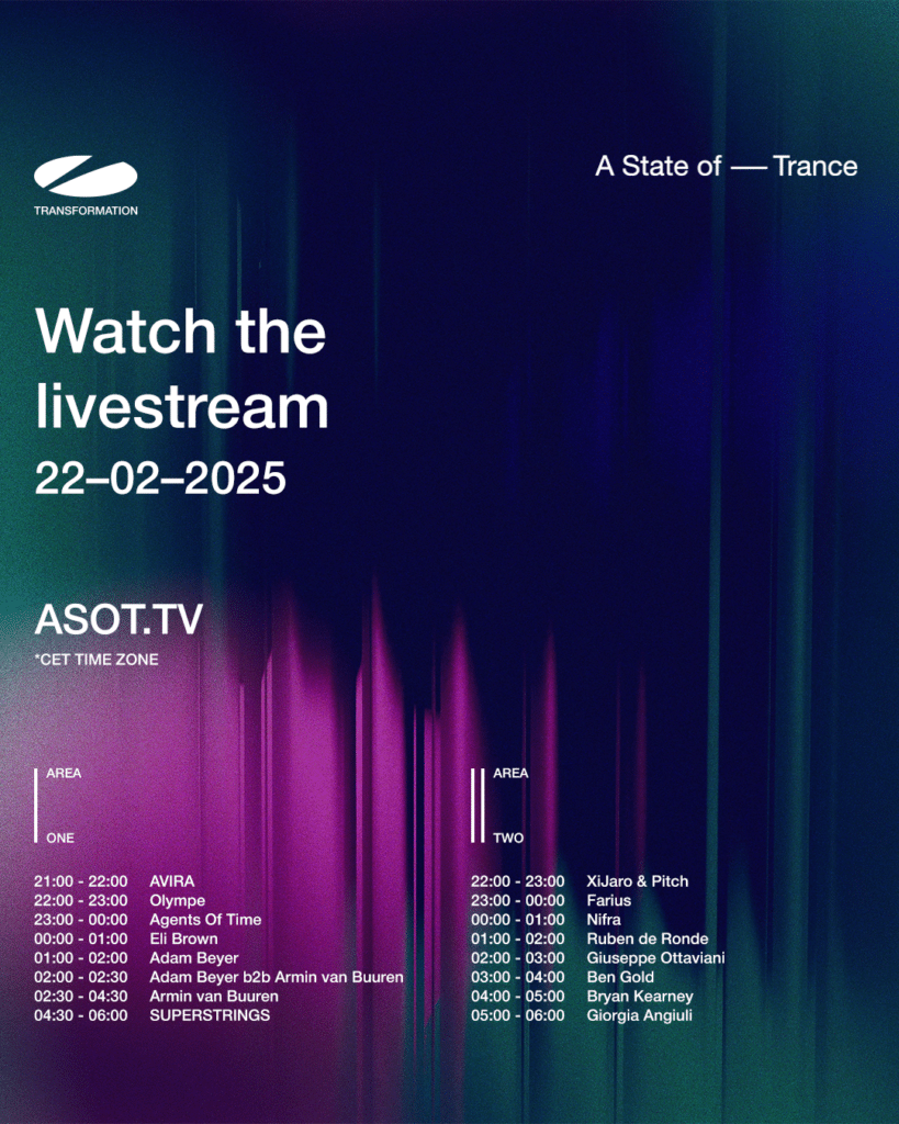 A State Of Trance Festival 2025 - Livestream Schedule Saturday