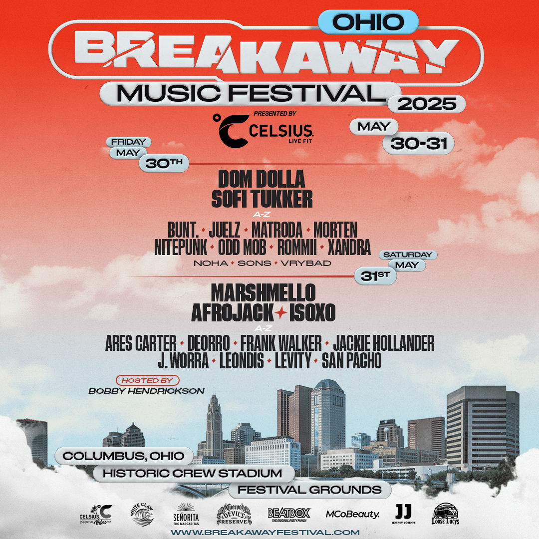 Breakaway Ohio Announces Major Artists on 2025 Lineup EDM Identity