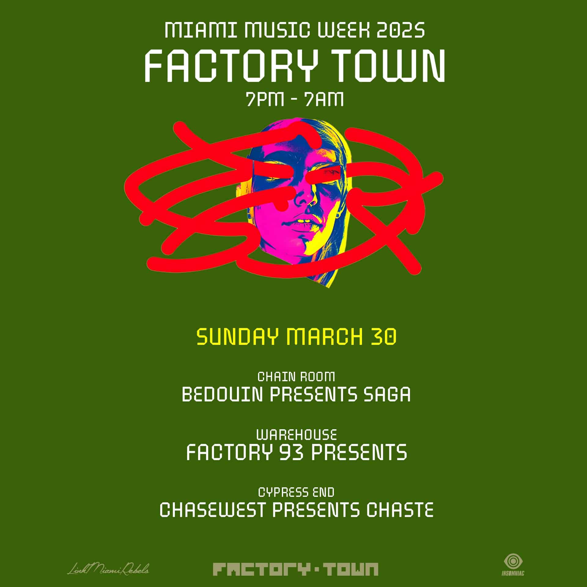 MMW Closing: Bedouin's SAGA / ChaseWest's Chaste / Factory 93 / ANOTR at Factory Town