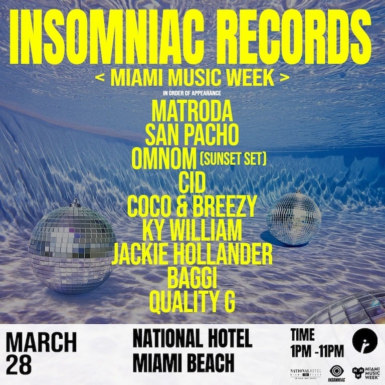 Insomniac Records at The National Hotel Pool