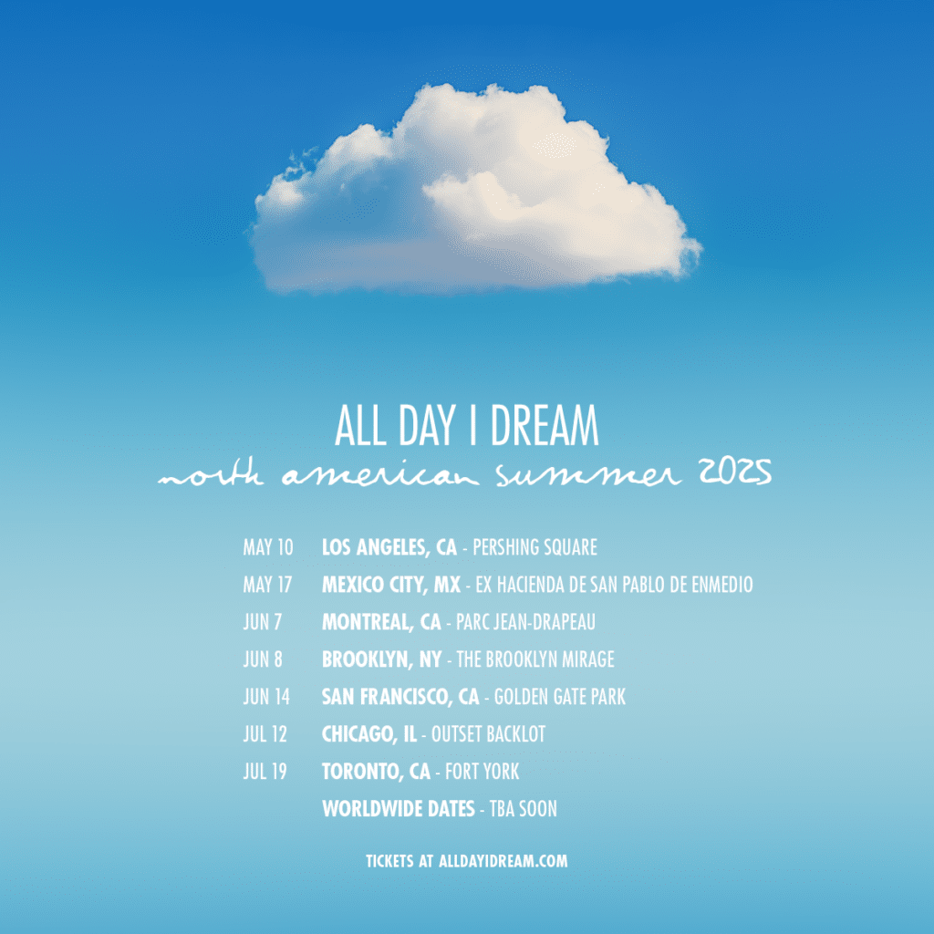 All Day I Dream North American Summer 2025 Tour