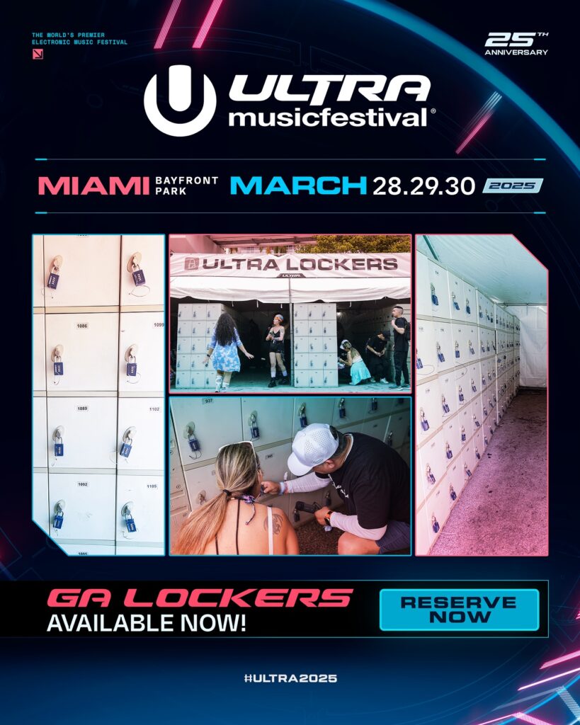 Ultra Music Festival 2025 - Lockers