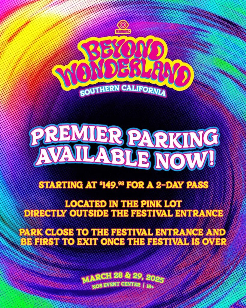 Beyond Wonderland SoCal 2025 - Premier Parking