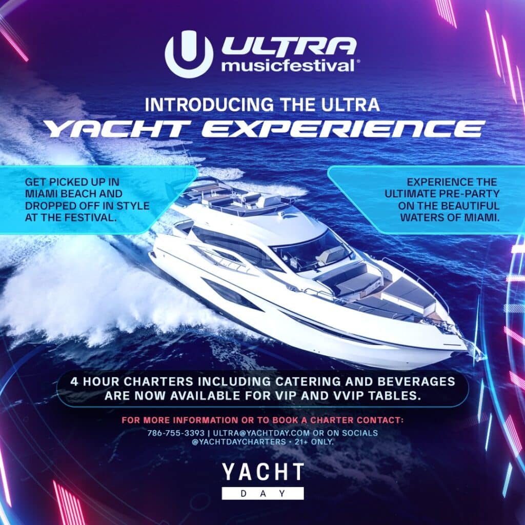 Ultra Music Festival 2025 Yacht Experience