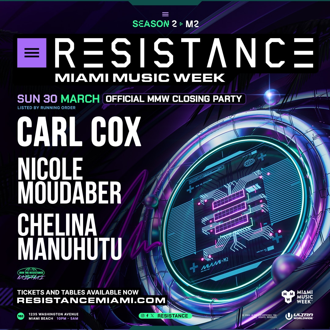 RESISTANCE MMW Closing Party: Carl Cox