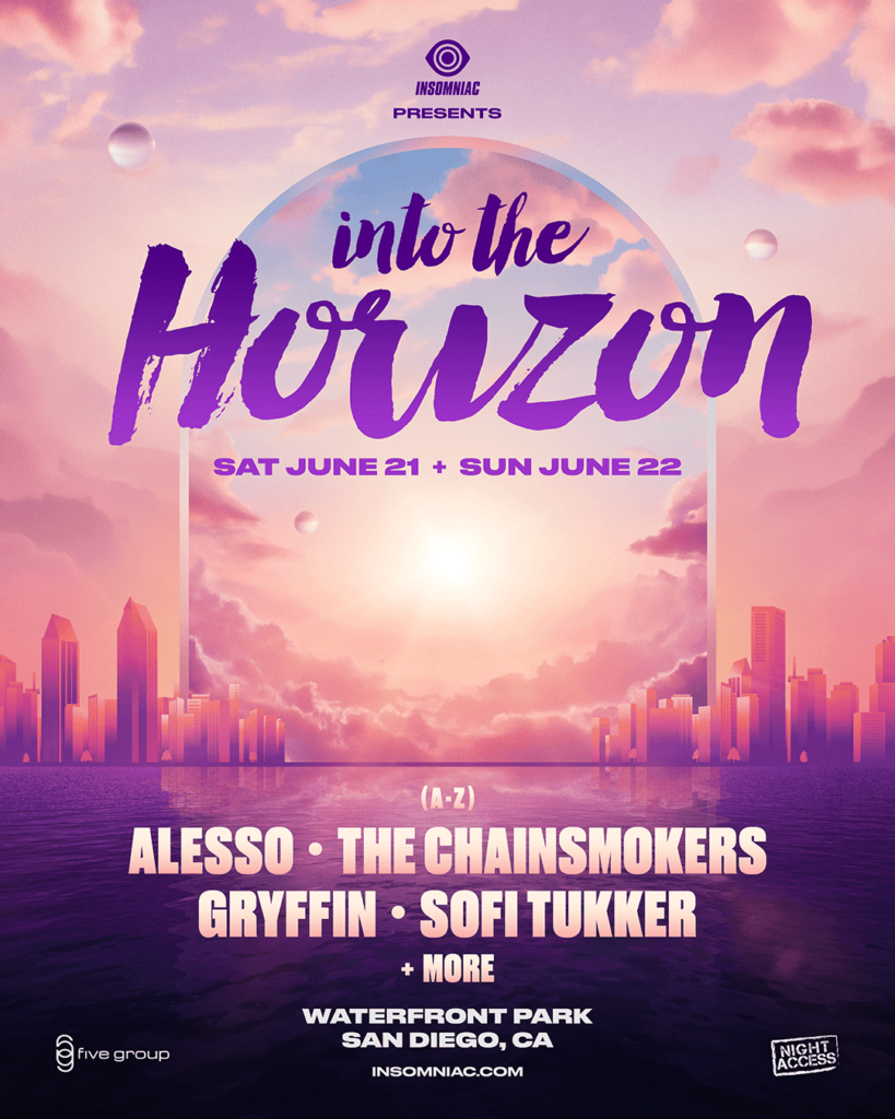 Insomniac Presents Into The Horizon 2025 - Headliner Lineup