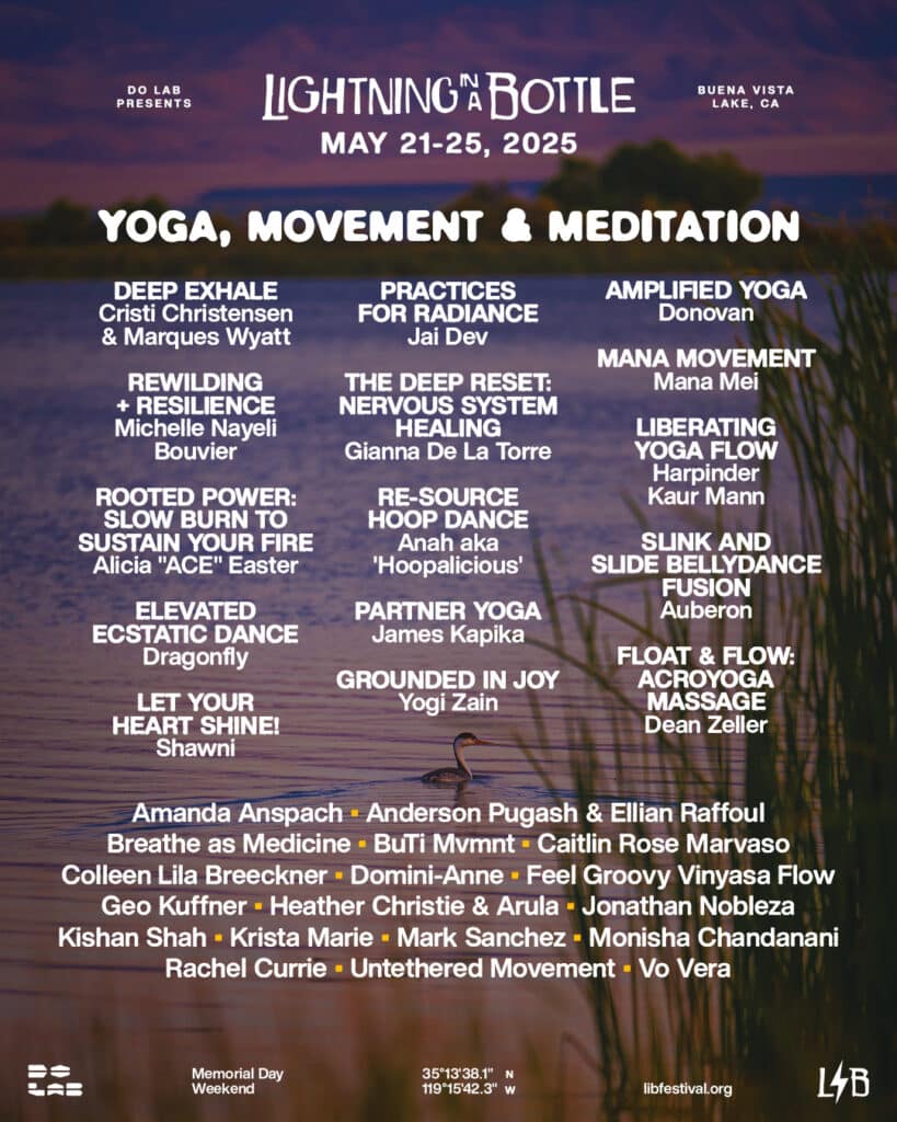 Lightning in a Bottle 2025 - Yoga, Movement, Meditation