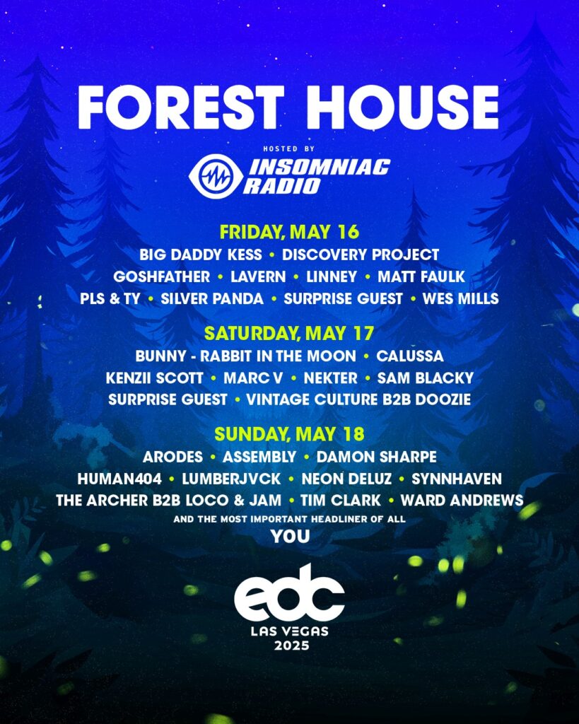 EDC Las Vegas 2025 - Forest House Art Car Lineup