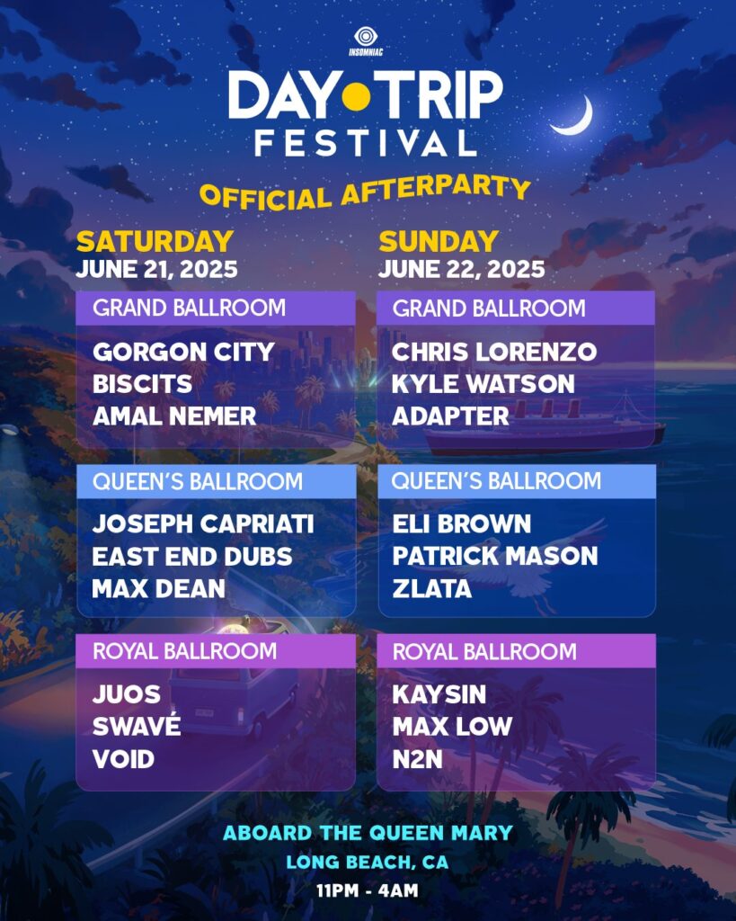 Day Trip Festival 2025 - Afterparty Lineup
