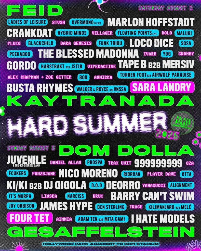 HARD Summer 2025 - Full Lineup