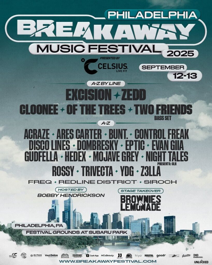 Breakaway Philadelphia 2025 - Lineup