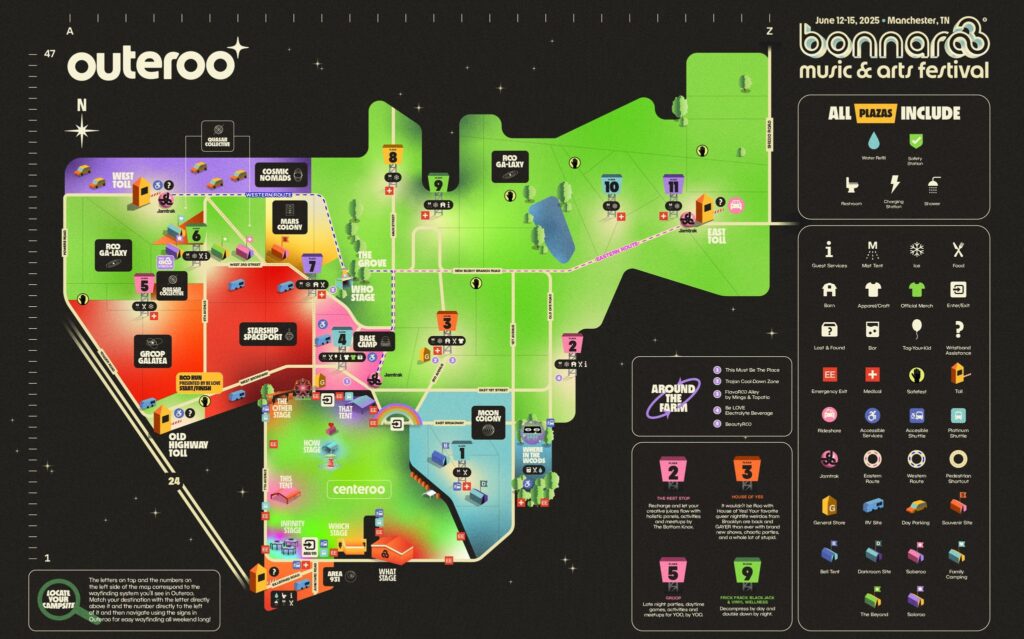 bonnaroo 2025 outeroo map