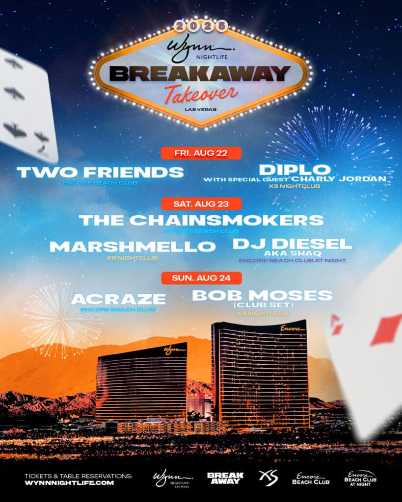 Breakaway Takeover at Wynn Las Vegas 2025 - Lineup
