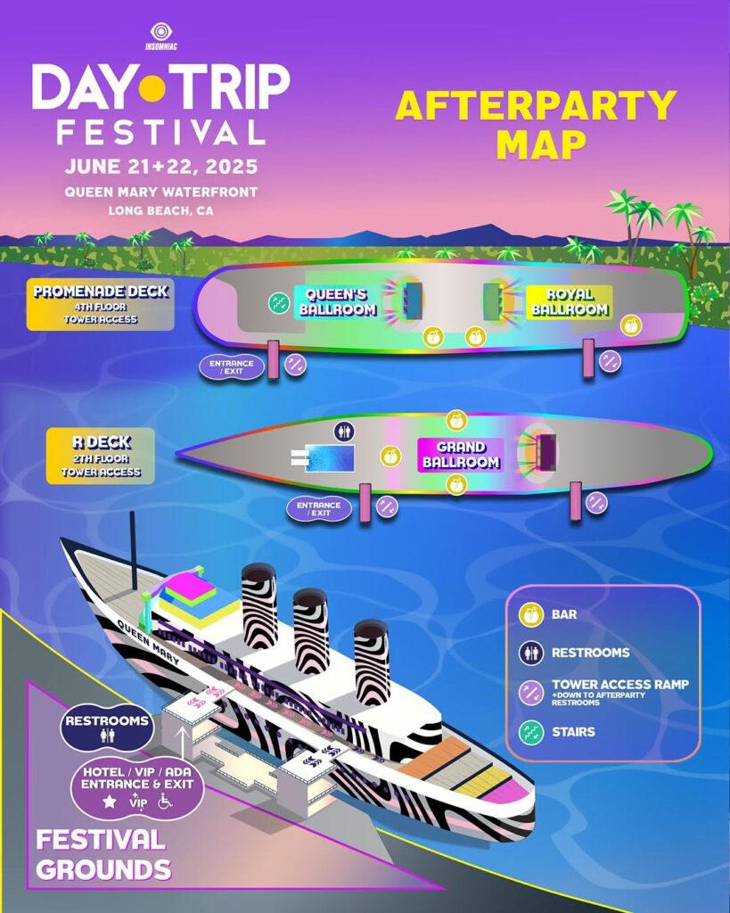 Day Trip Festival 2025 - After Party Map