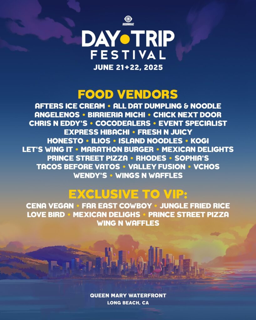 Day Trip Festival 2025 - Food and Beverage Vendors