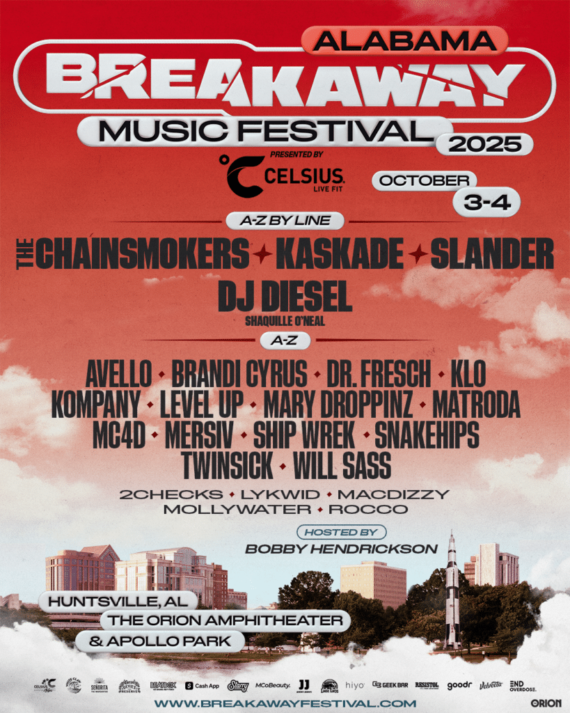 Breakaway Alabama 2025 - Lineup