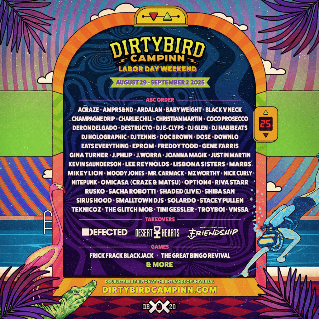 Dirtybird CampINN 2025 - Lineup