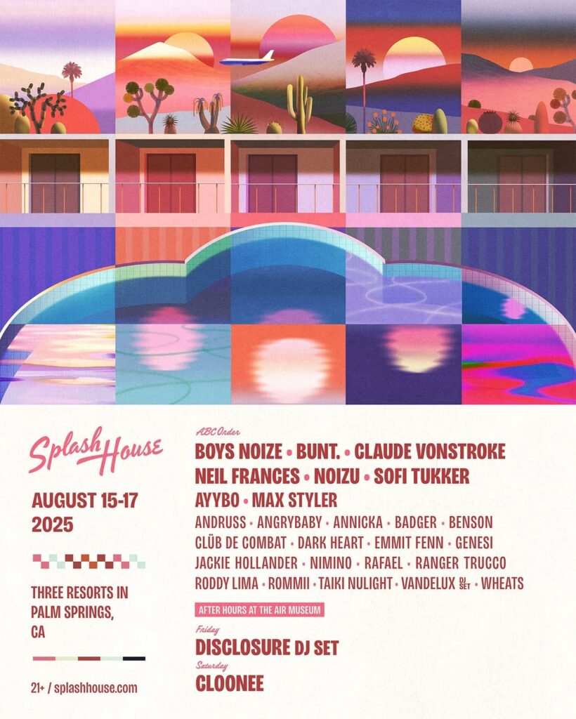 Splash House 2025 - Weekend 2 Lineup