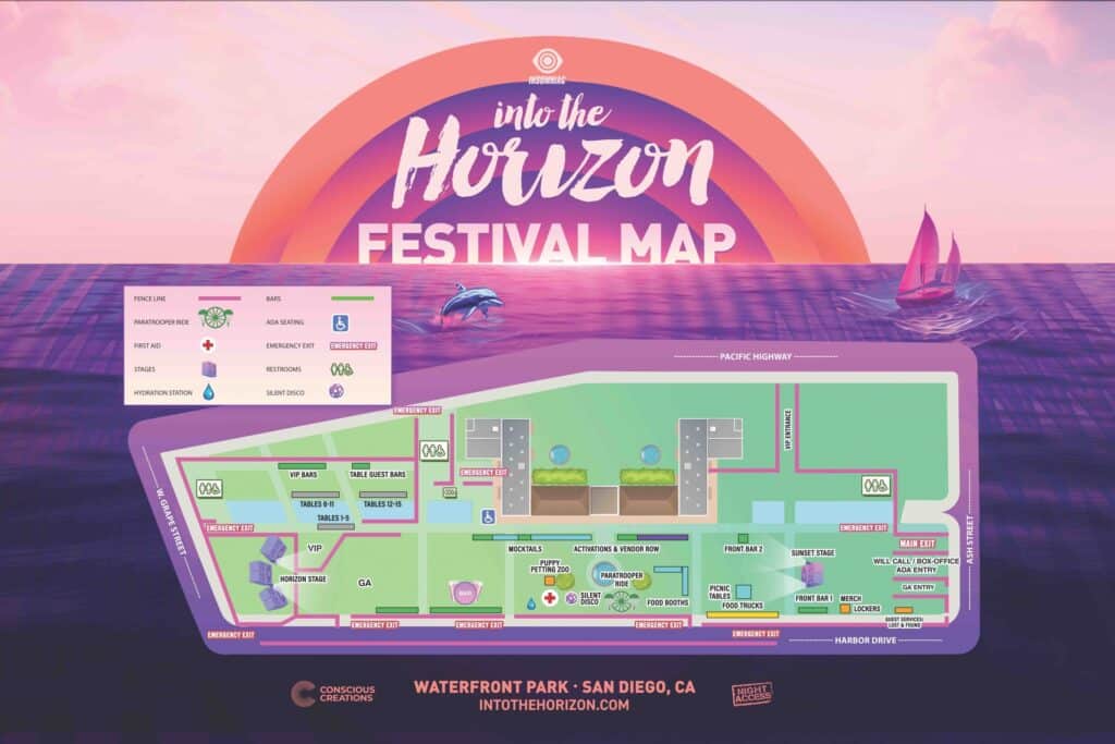 Into The Horizon 2025 - Festival Map