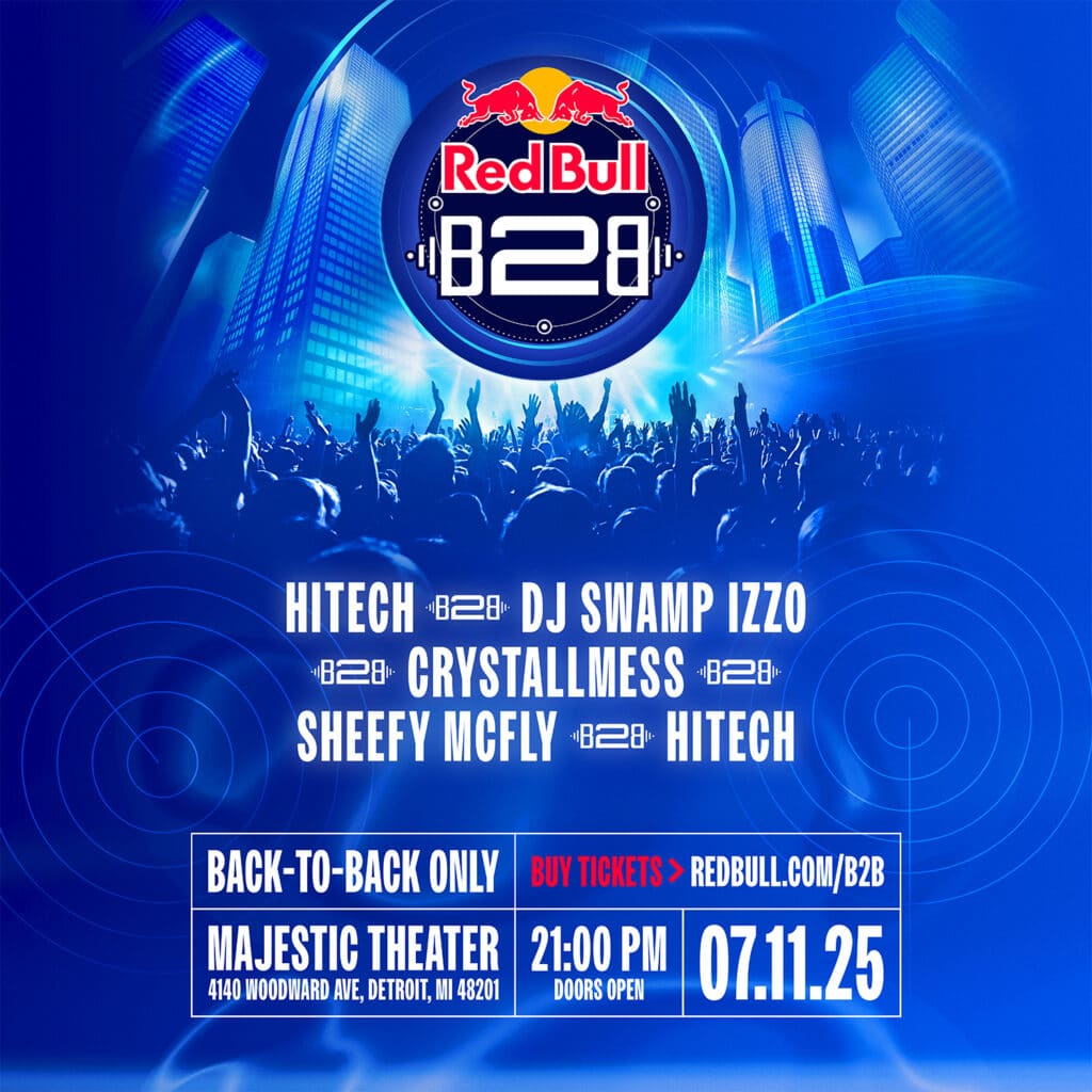 Red Bull B2B Detroit 2025 - Lineup