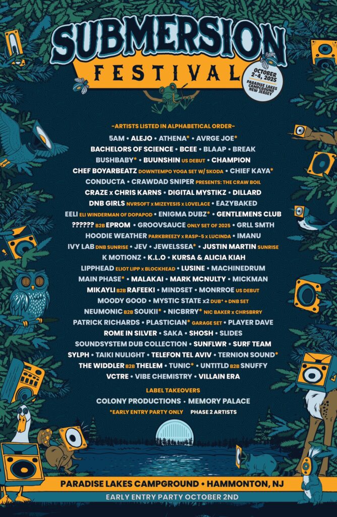 submersion festival 2025 lineup