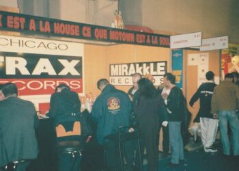 TRAX Records Booth at Midem '97