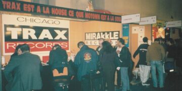 TRAX Records Booth at Midem '97