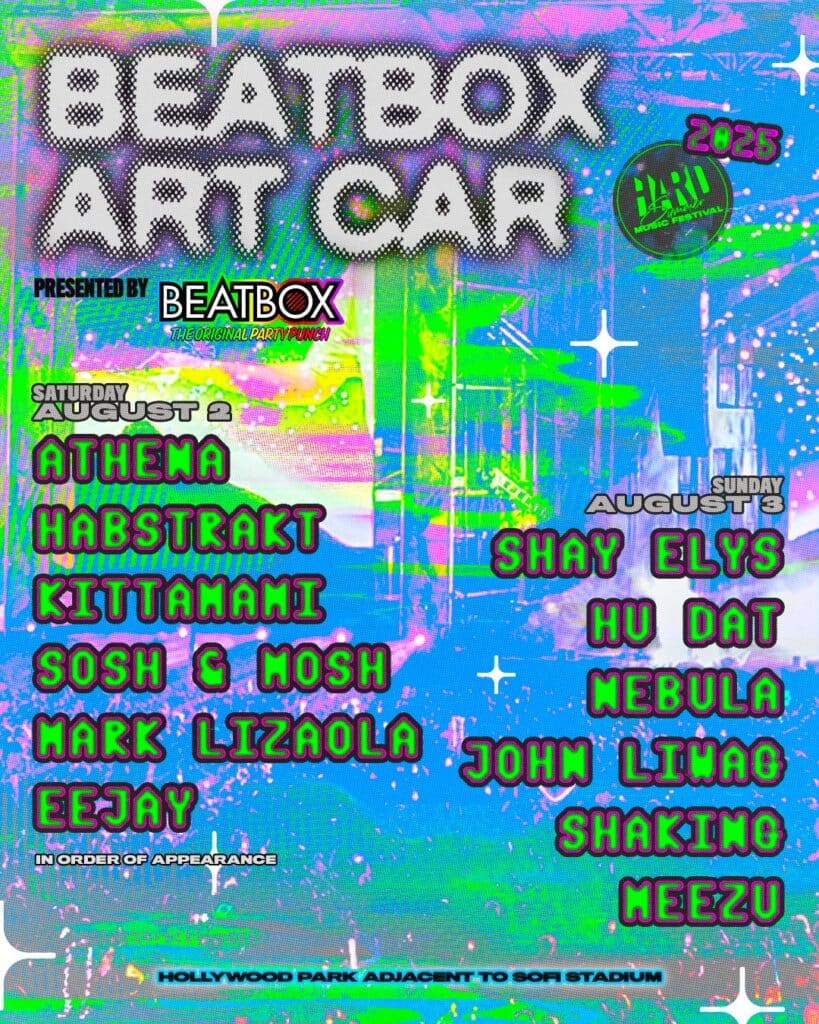 HARD Summer 2025 - Boombox Art Car Lineup