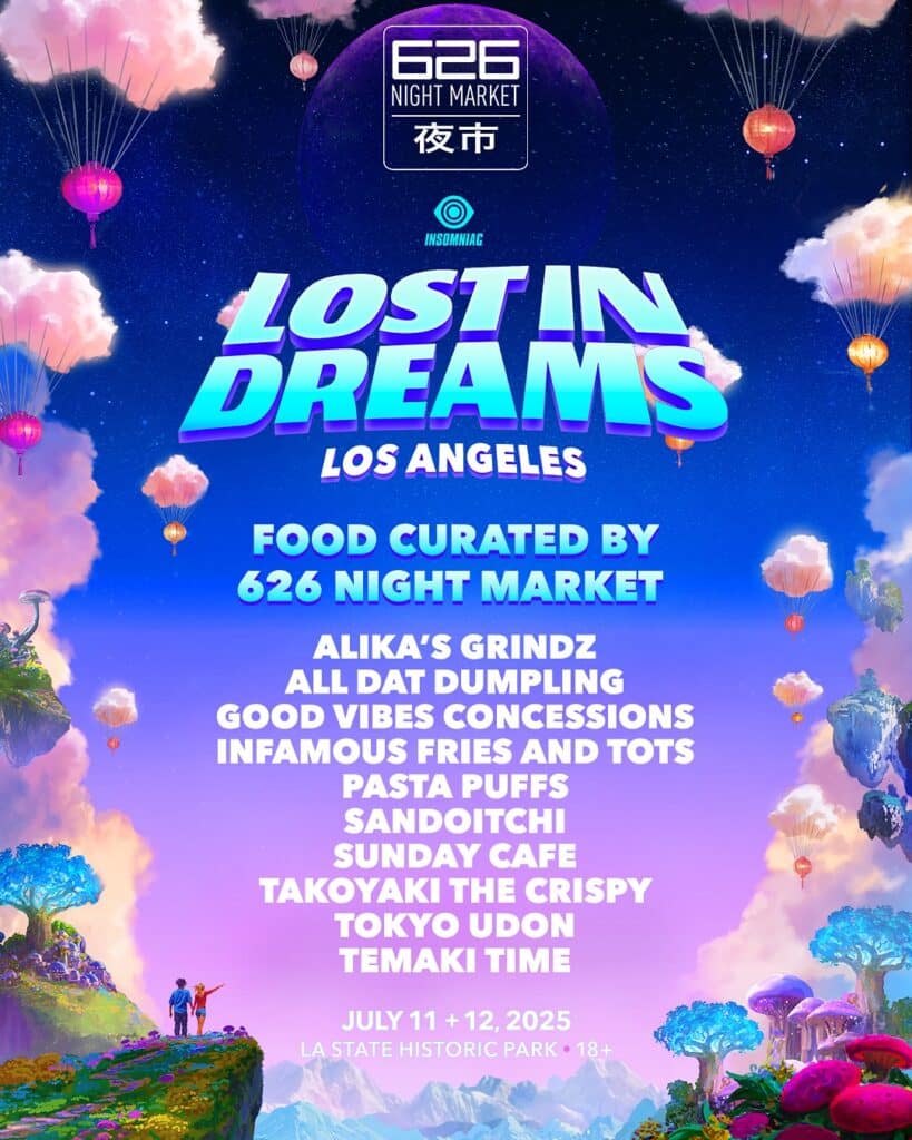 Lost In Dreams 2025 - Food Lineup
