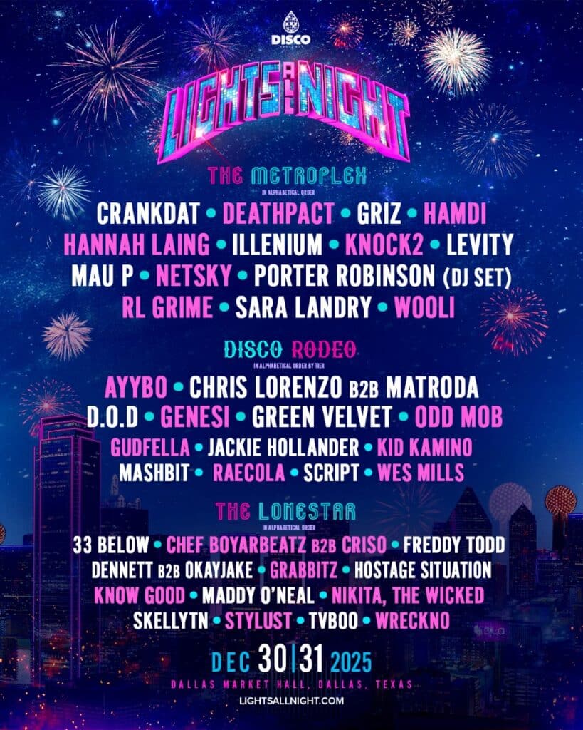Lights All Night 2025 Lineup