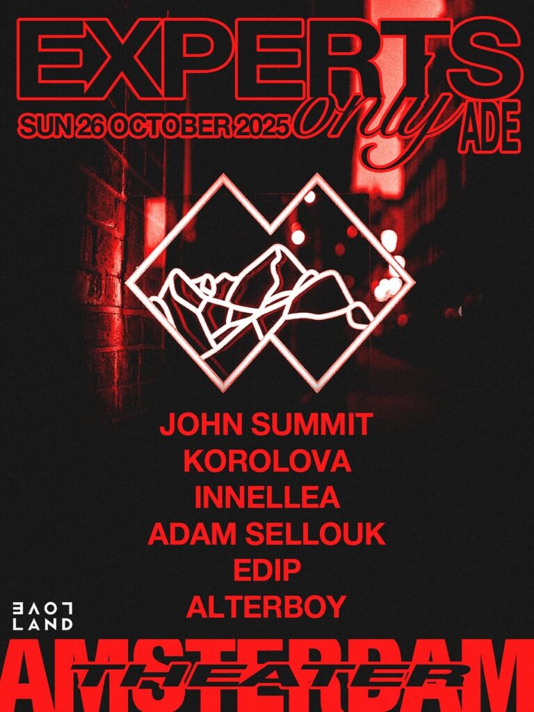 Experts Only ADE 2025 Lineup