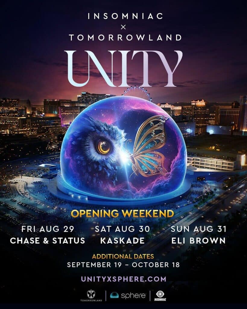 Insomniac x Tomorrowland Present UNITY - Opening Weekend Lineup