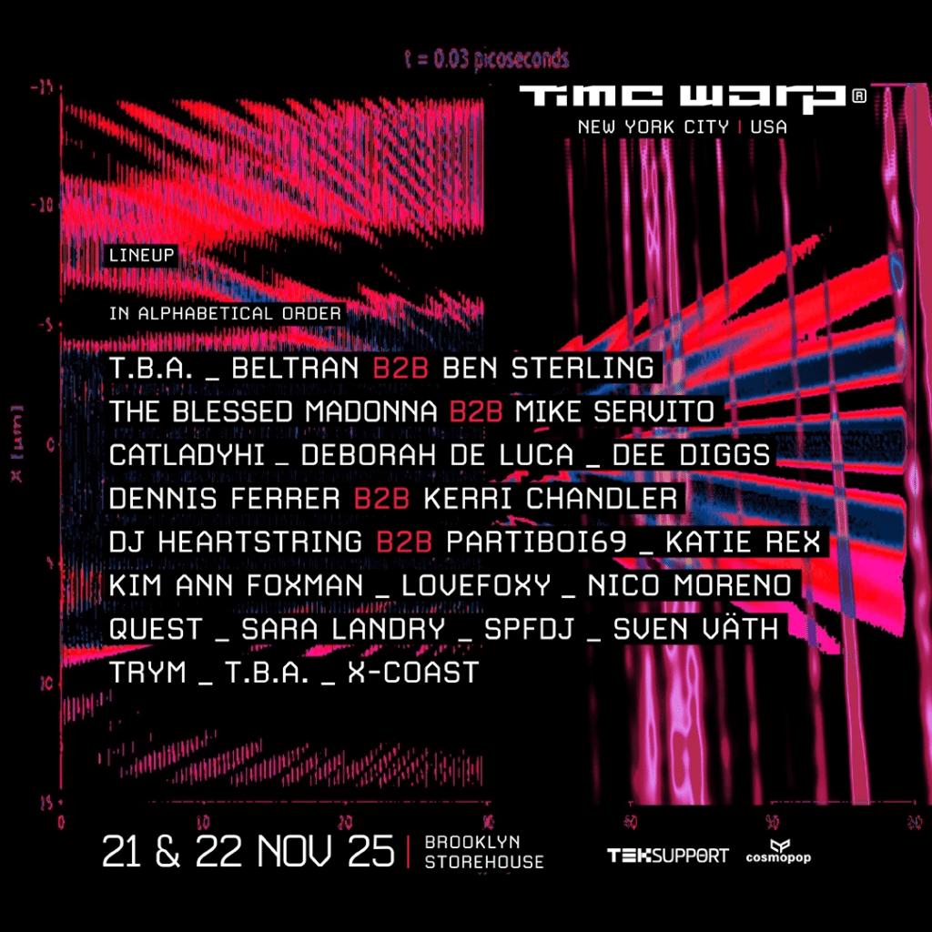 Time Warp NYC 2025 Lineup
