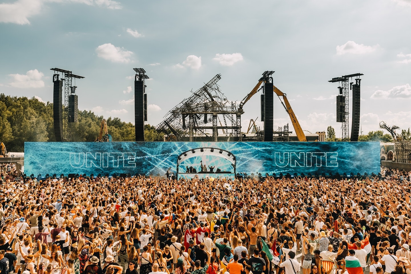 Tomorrowland Builds Stand-In Mainstage in Time for Start of Event