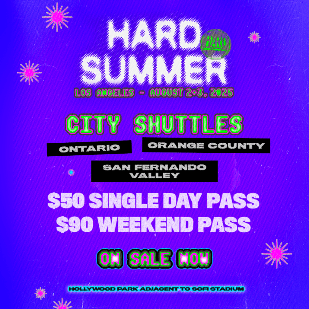 HARD Summer 2025 - Shuttles, Parking, and Rideshare Info