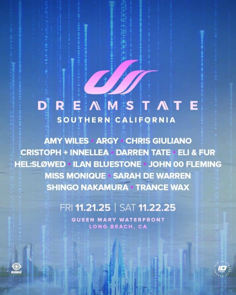 Dreamstate SoCal 2025 Lineup 2