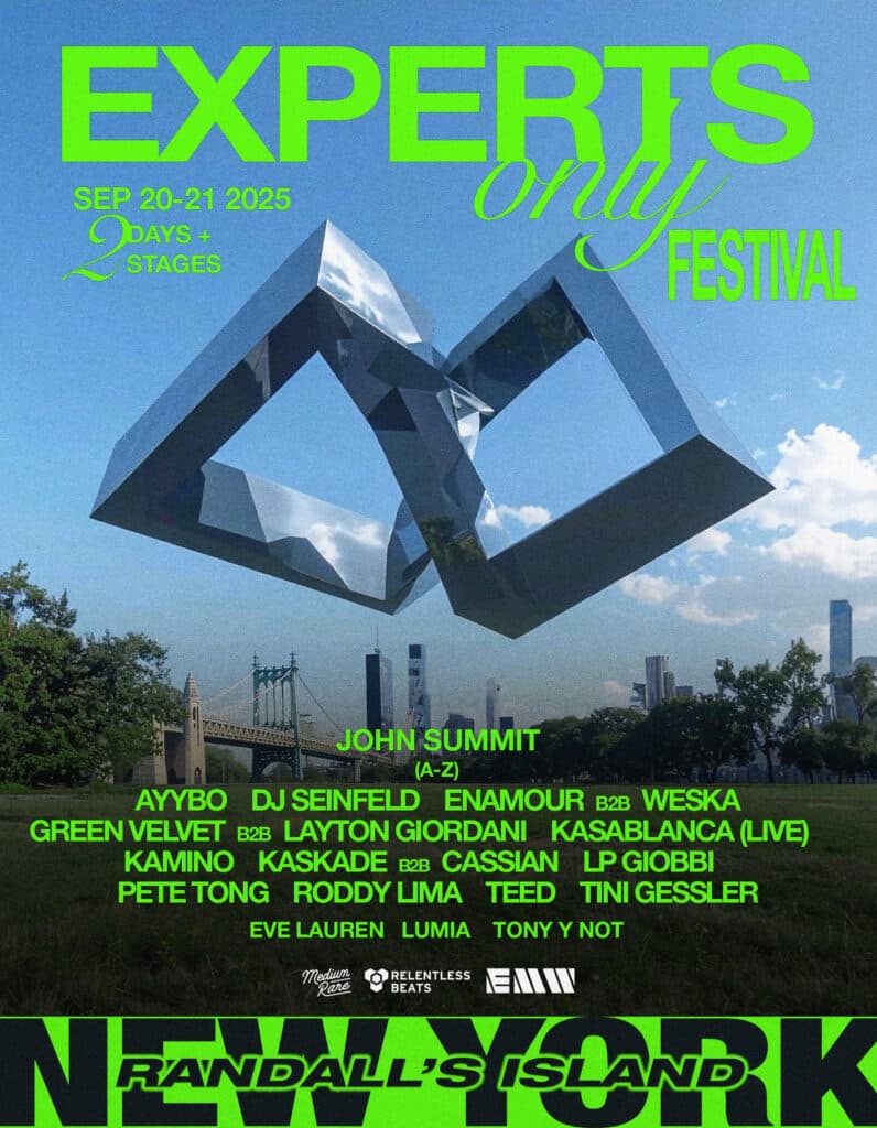 Experts Only Festival NYC 2025 - Lineup