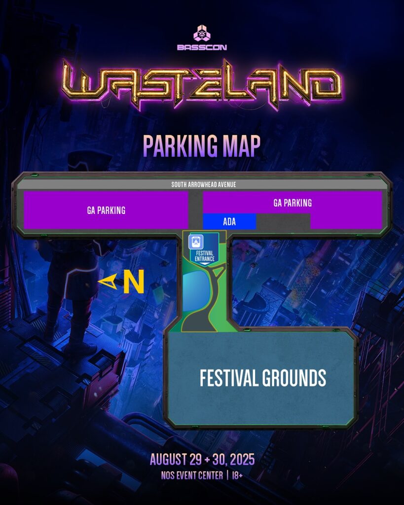 Basscon Wasteland 2025 - Parking Map