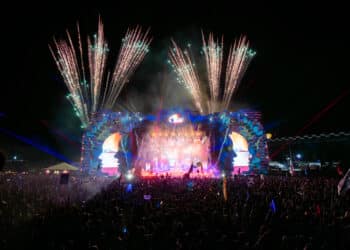 Elements Festival 2025 - Fireworks Finale at Earth Stage