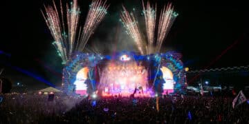 Elements Festival 2025 - Fireworks Finale at Earth Stage