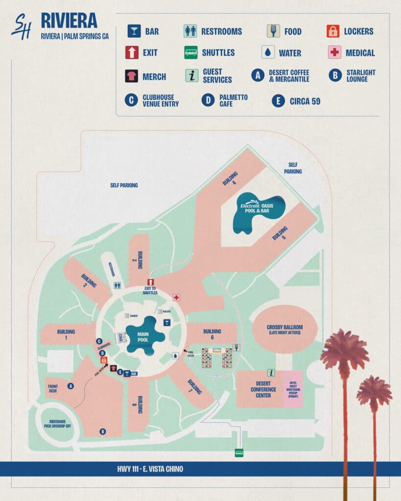 Splash House 2025 - Festival Map