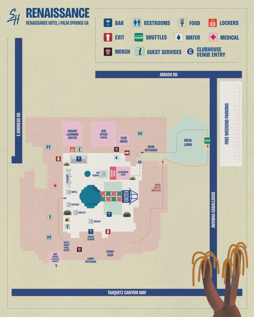 Splash House 2025 - Festival Map